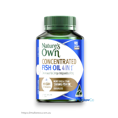 Nature's Own 4 In 1 Concentrated Fish Oil 90 Capsules